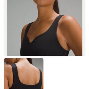 Lululemon Wunder Train Tank Sweetheart.  Size 10 US.  Black.  New with tags.